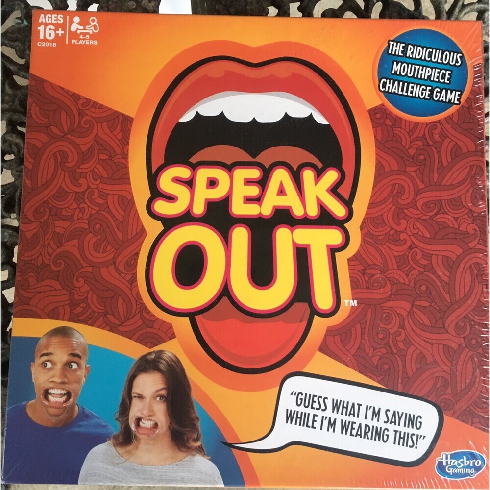 Hasbro Speak Out Board Game New Factory Sealed
